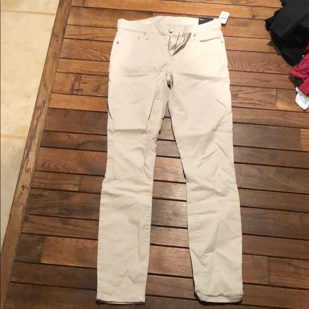 Light khaki jeans